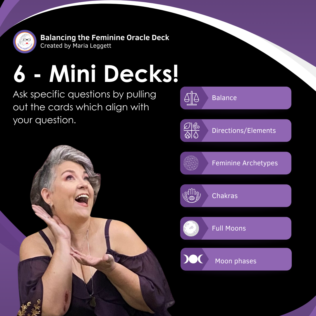 Balancing the Feminine Oracle Deck