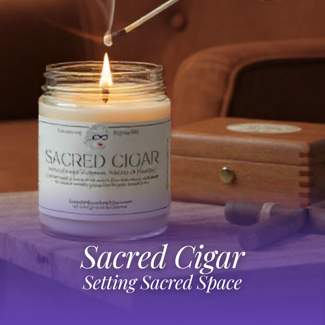 Sacred Cigar Candle for Setting Sacred Space