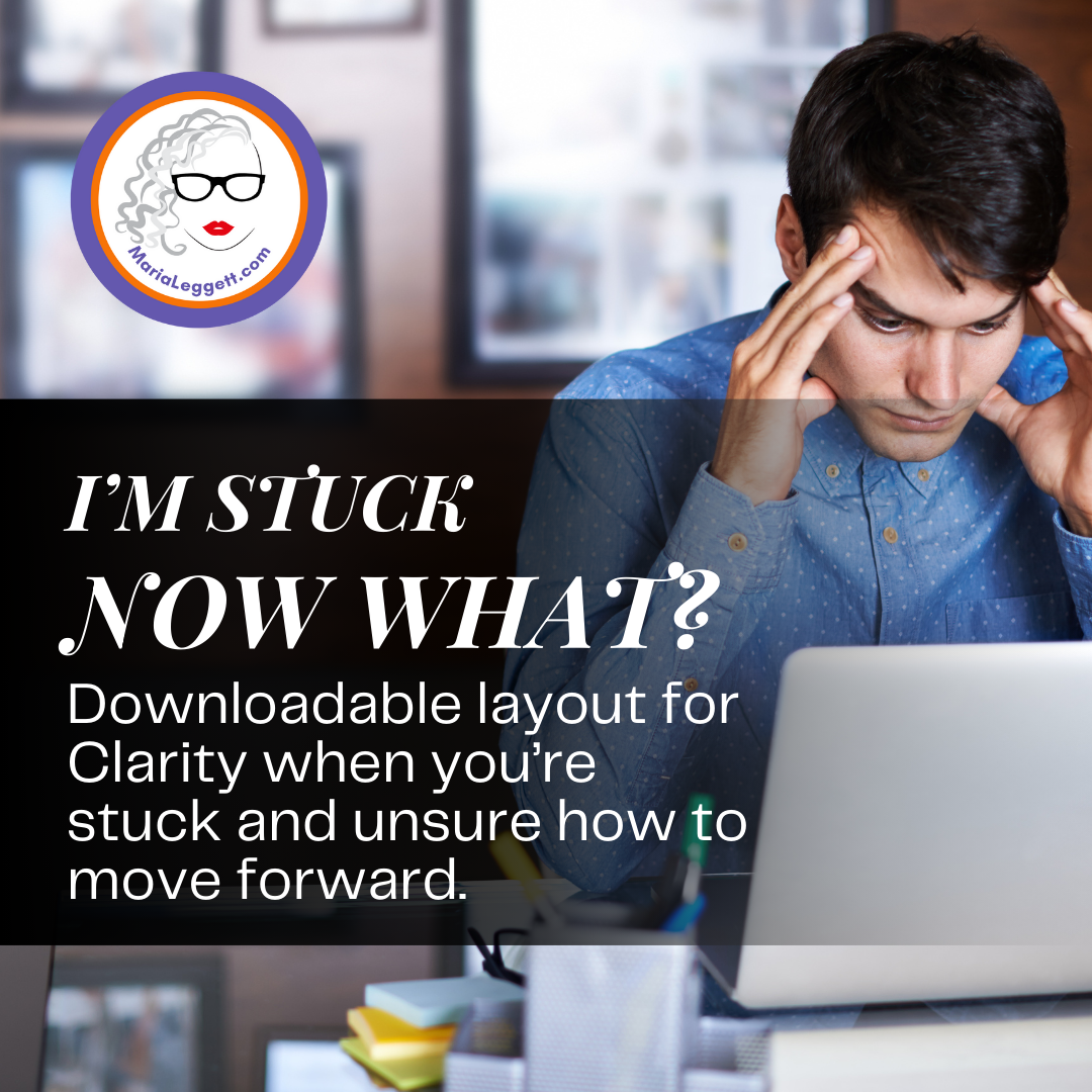 I'm Stuck, Now What? Card Layout